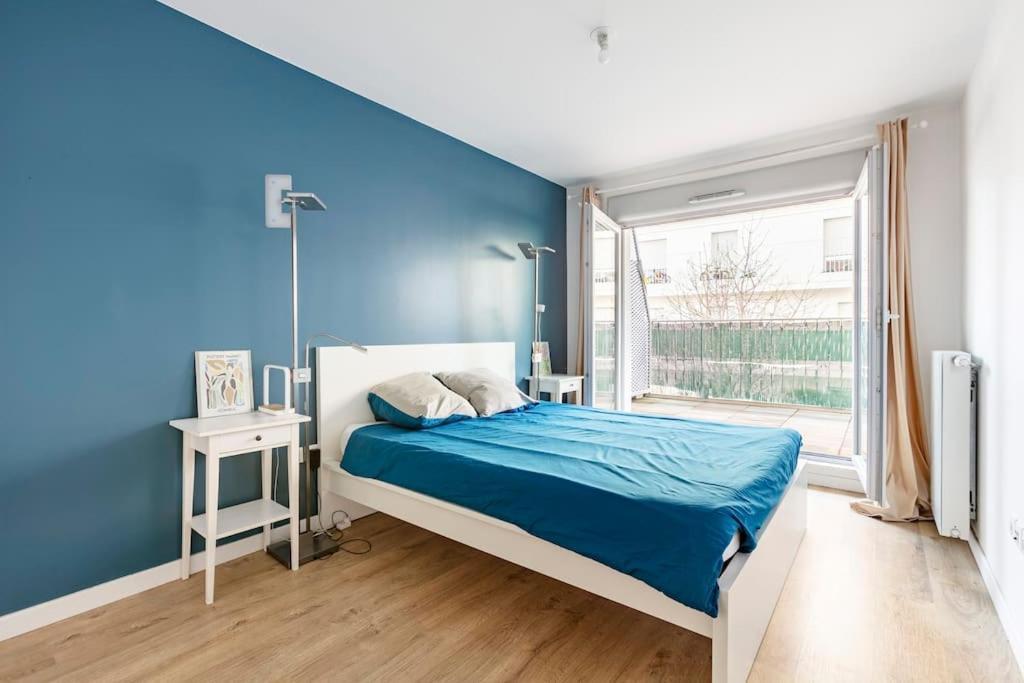 Grand Appartement , Paris La Defense Arena, 50 Metres De La Gare, 15 Min Champs Elysees Nanterre Exterior foto
